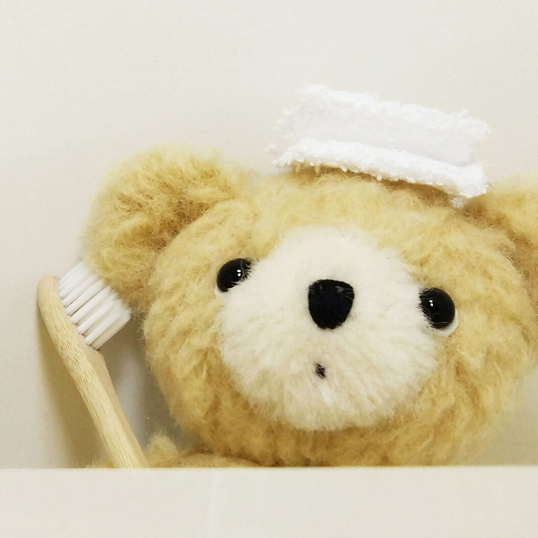 ぬいぐるみ修理 お風呂